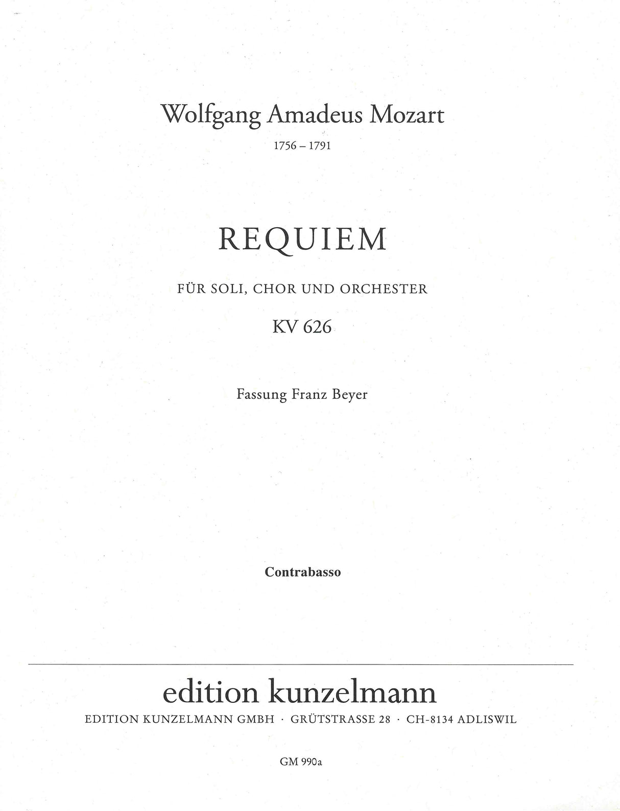 Mozart: Requiem, K. 626