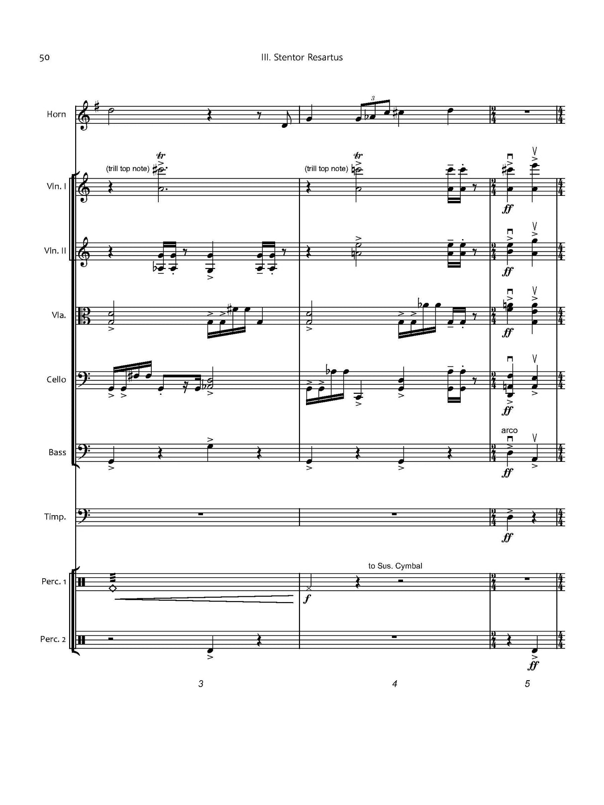 Moore: Music for Horn, Percussion and Strings