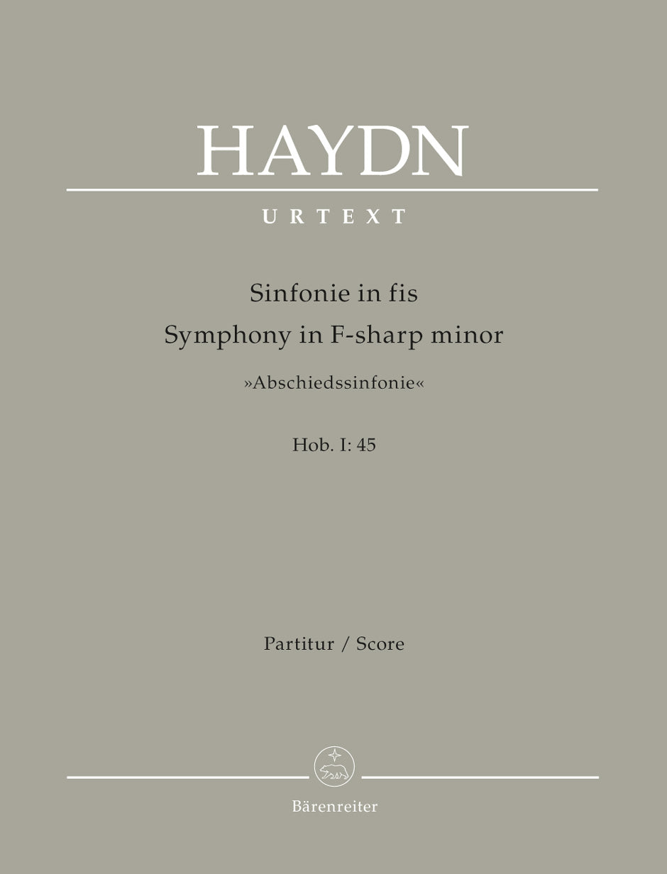 Haydn: Symphony in F-sharp Minor, Hob. I:45