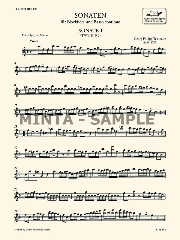 Telemann: Recorder Sonatas