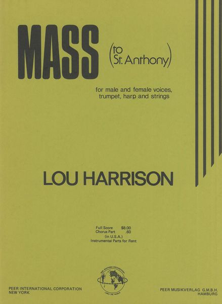 Harrison: Mass (to St. Anthony)