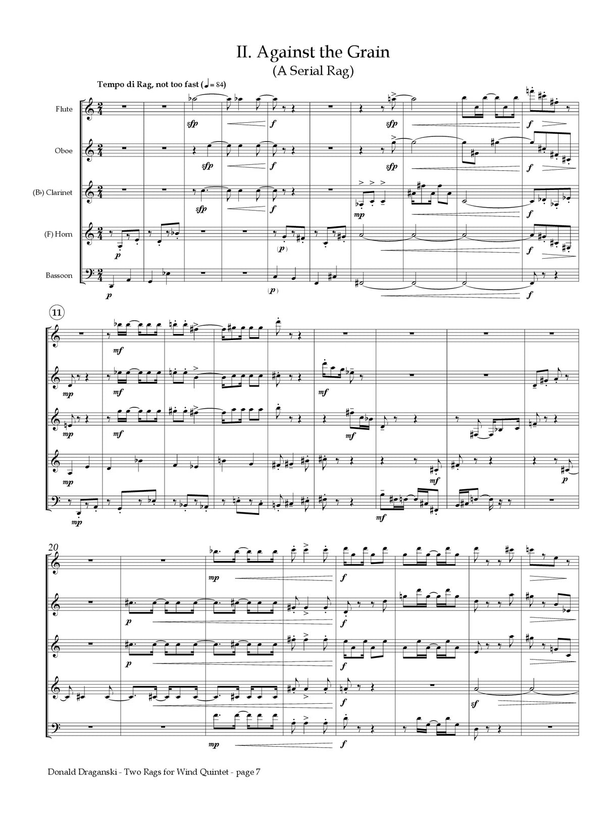 Draganski: Two Rags