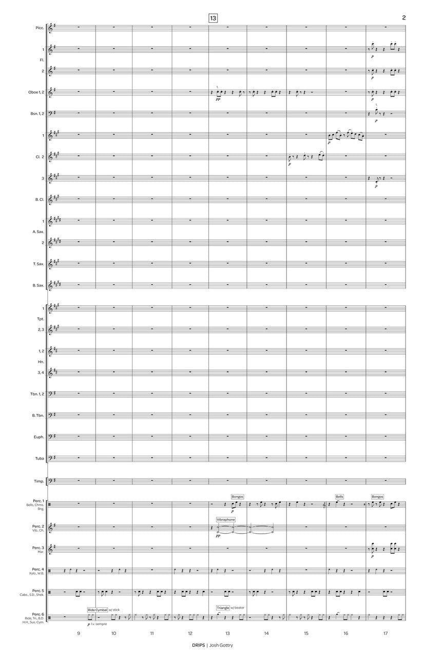 Gottry: Drips (Version for Wind Ensemble)