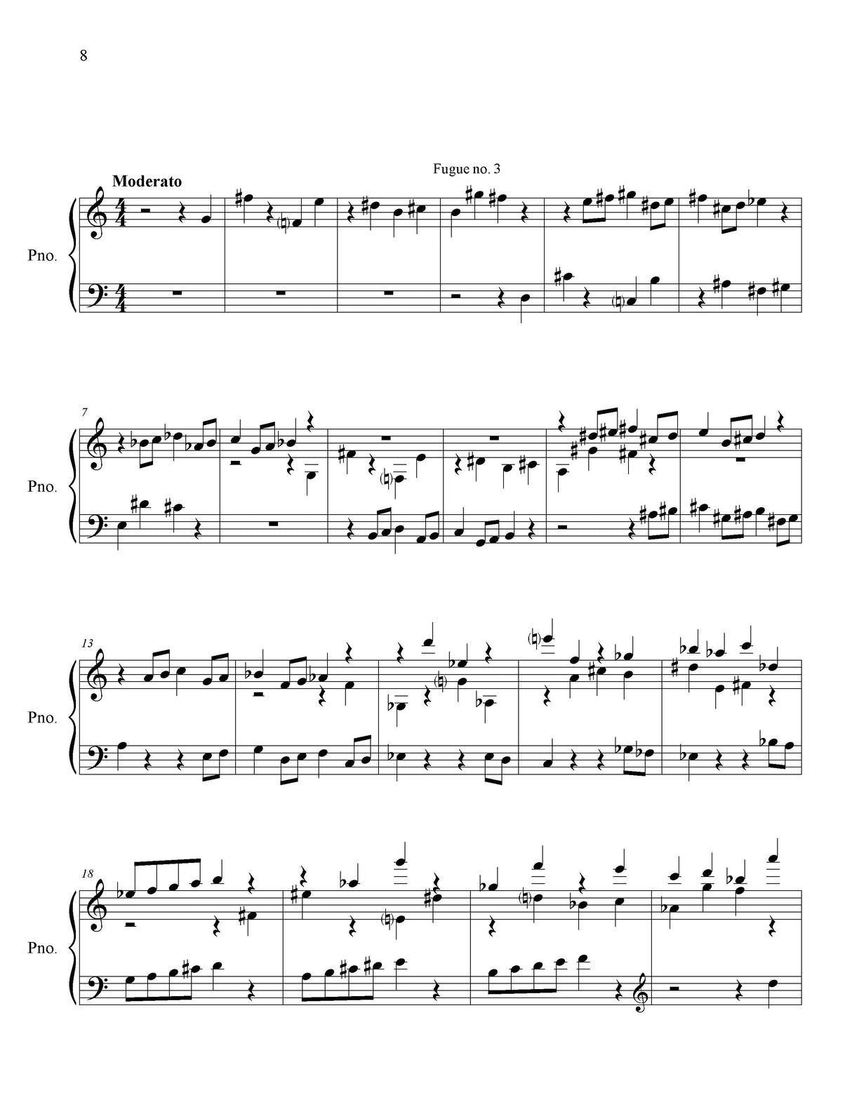 Brooks: Preludes and Fugues in Olden Style