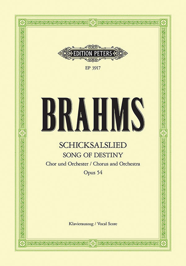 Brahms: Schicksalslied, Op. 54