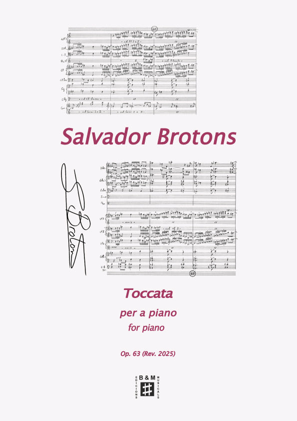 Brotons: Toccata, Op. 63