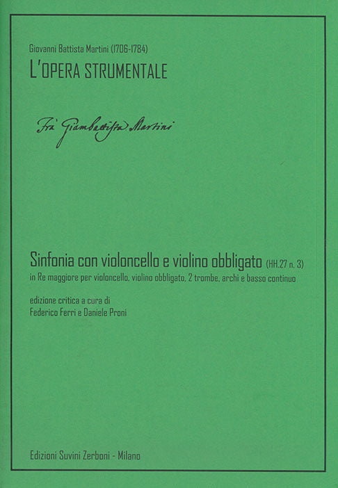 Martini: Sinfonia in D Major with Cello and Violin, HH. 27, No. 3