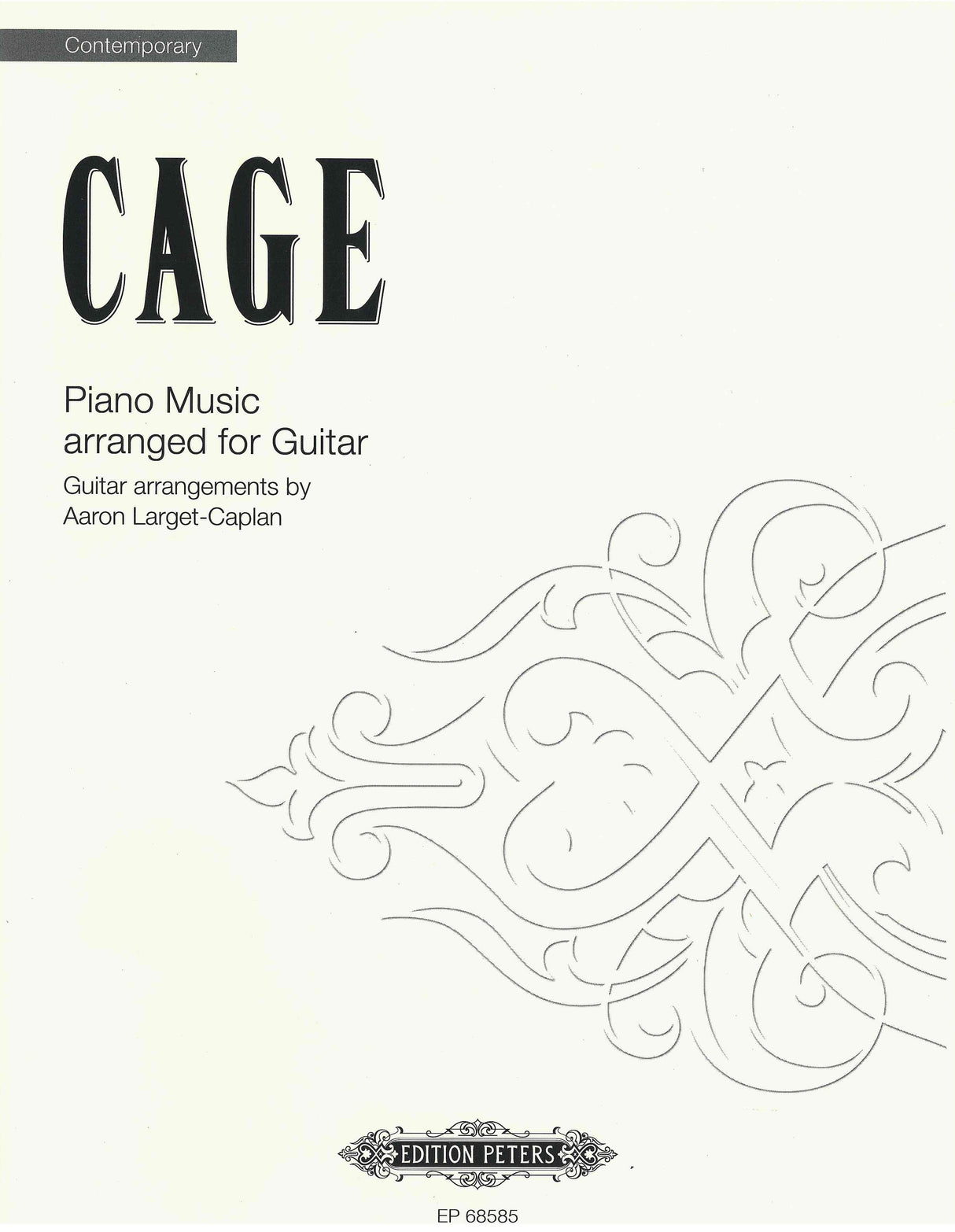 Cage: Piano Music Arranged for Guitar