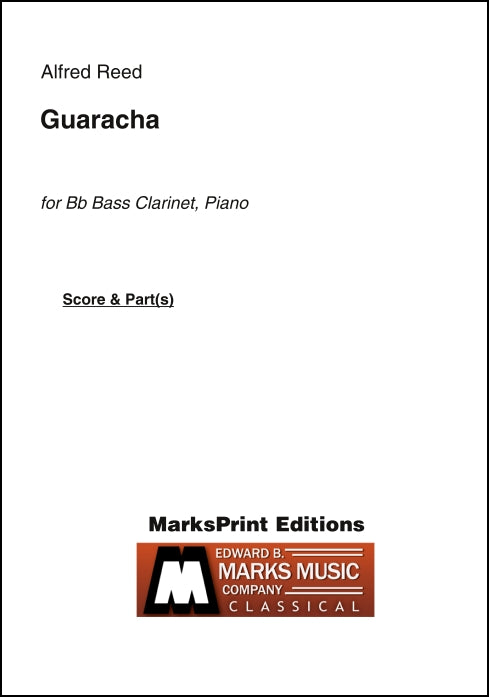 Reed: Guaracha (arr. for bass clarinet & piano)