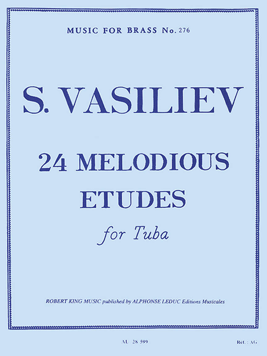 Vasiliev: 24 Melodious Etudes