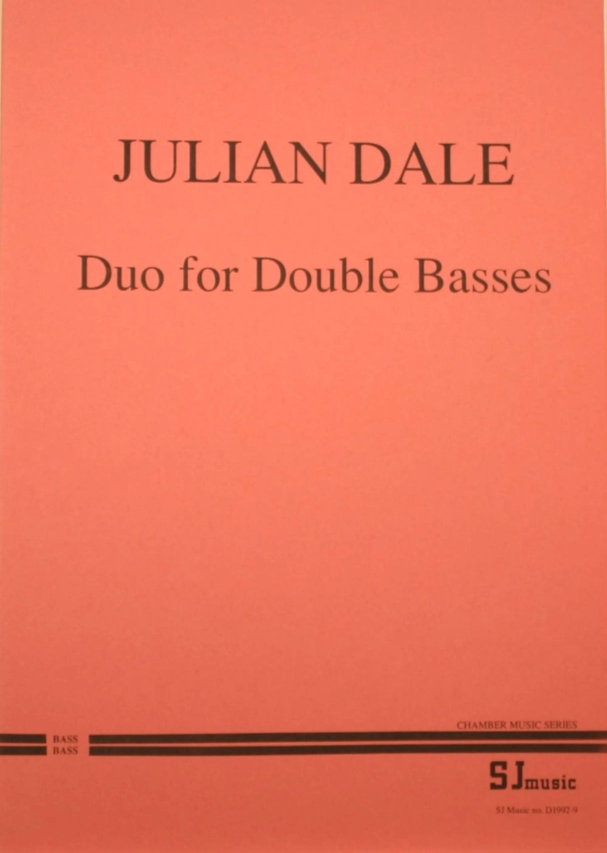 Dale: Duet for Two Double Basses