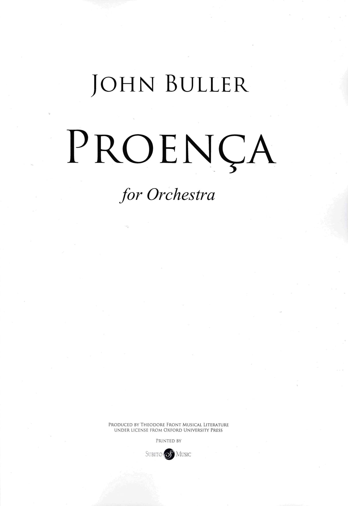 Buller: Proença