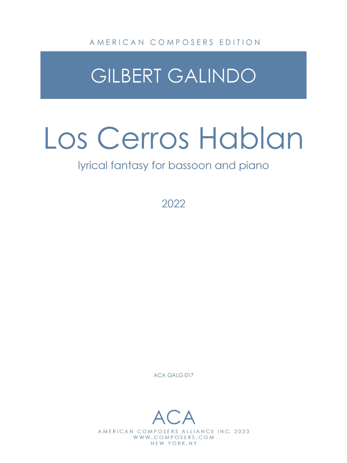 Galindo: Los Cerros Hablan