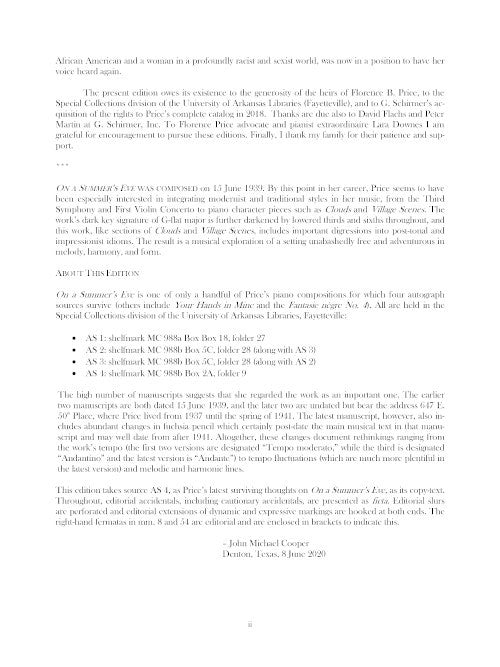 Price: On a Summer's Eve