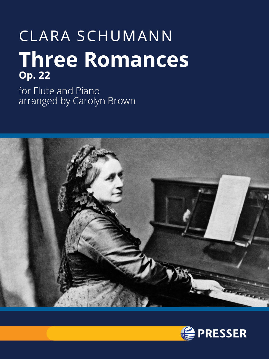 Cl. Schumann: 3 Romances, Op. 22 (arr. for flute & piano)