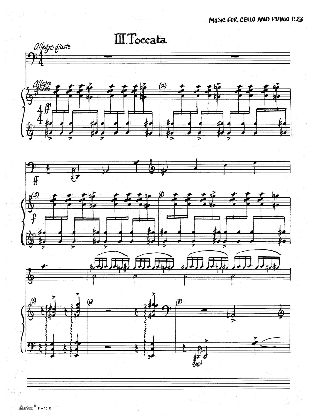 Moore: Music for Cello and Piano