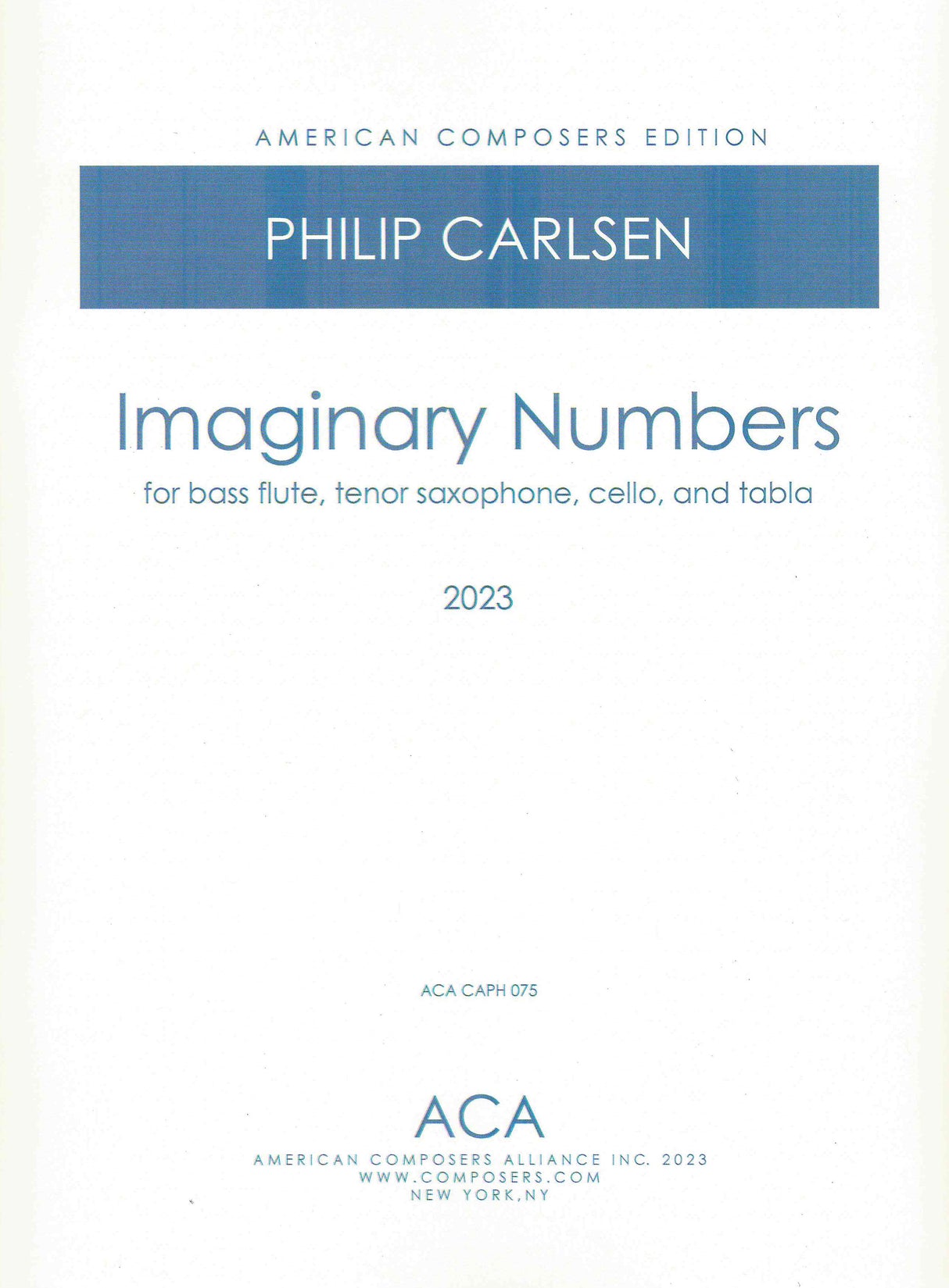 Carlsen: Imaginary Numbers