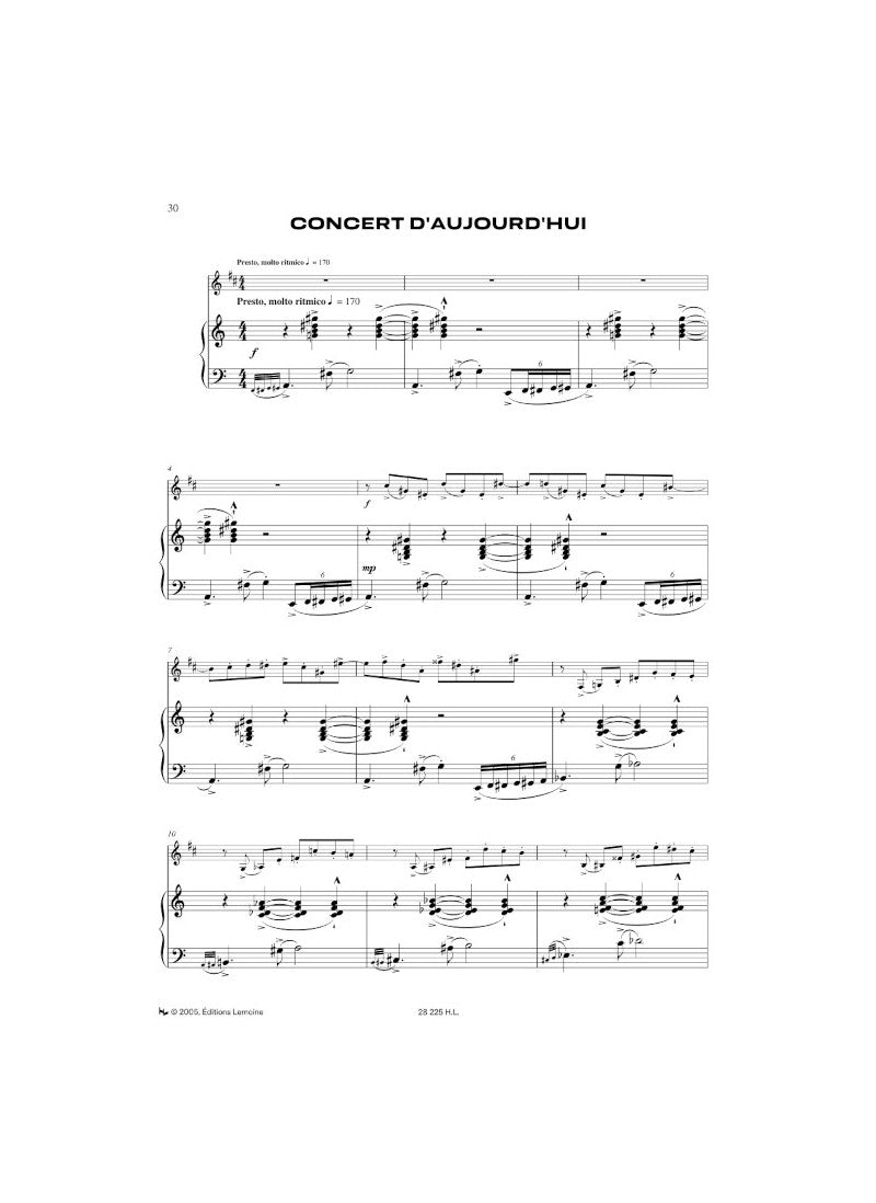 Piazzolla: Histoire du tango (for clarinet and piano)