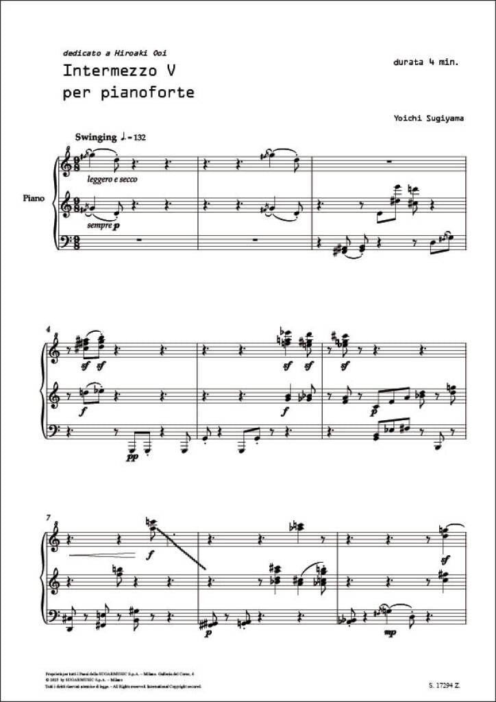Sugiyama: Intermezzo V