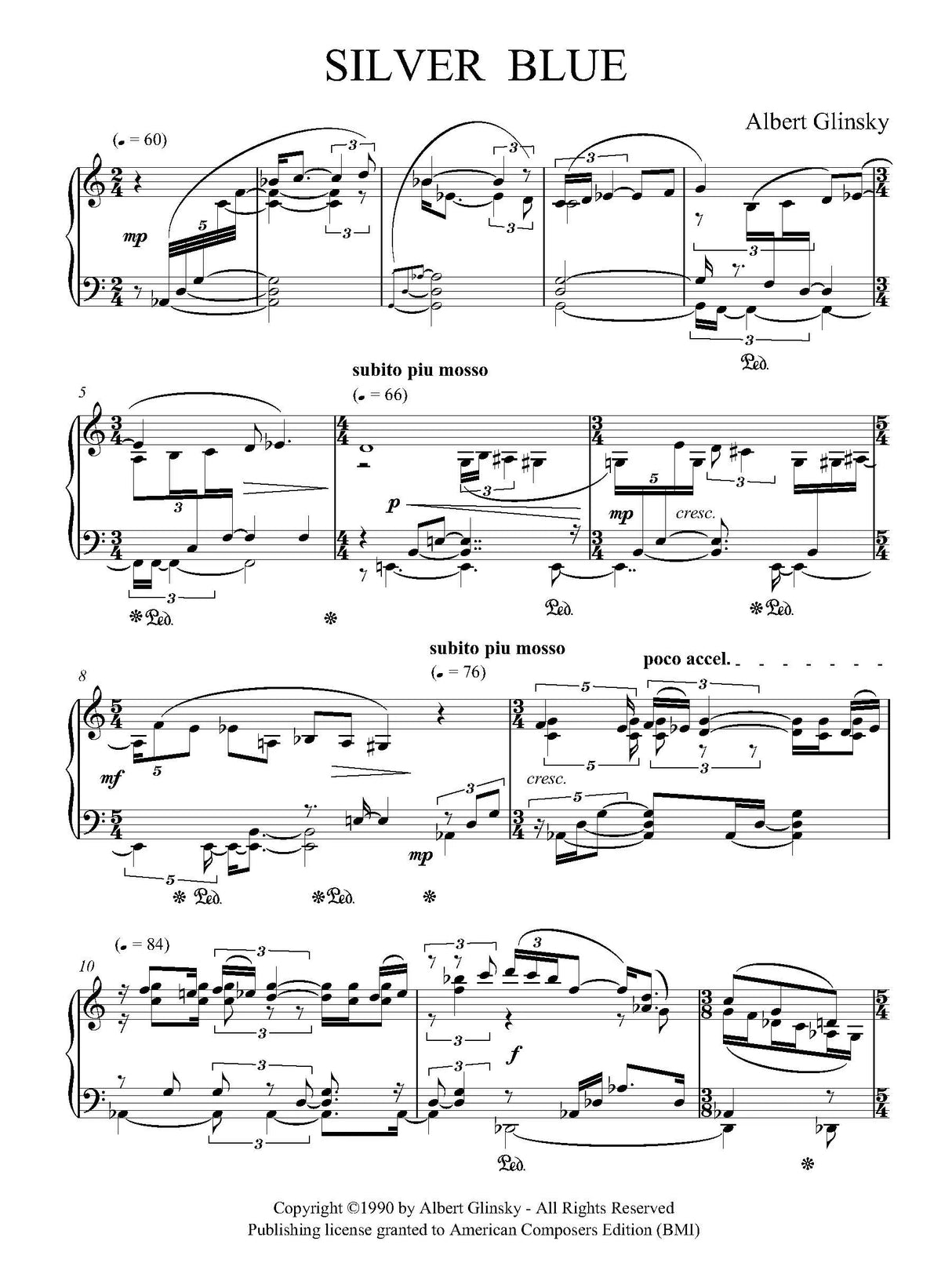 Glinsky: Silver Blue