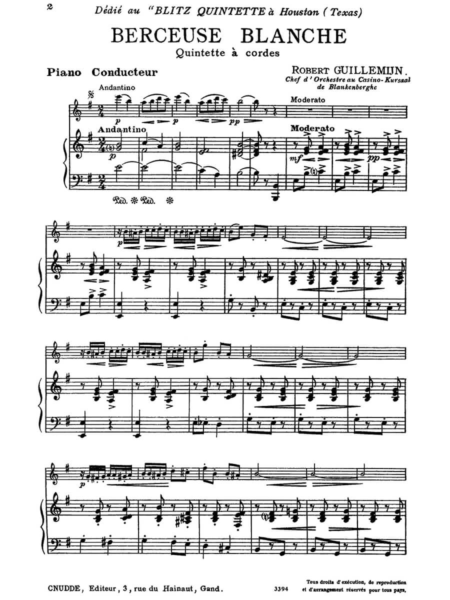 Guillemyn: Berceuse blanche (White lullaby)