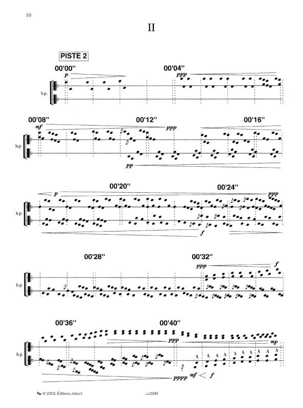 Blondeau: Doing (arr. for 2 harps & audio)