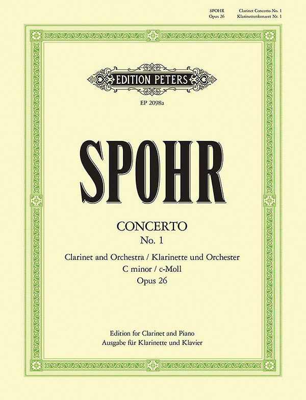 Spohr: Clarinet Concerto No. 1 in C Minor, Op. 26