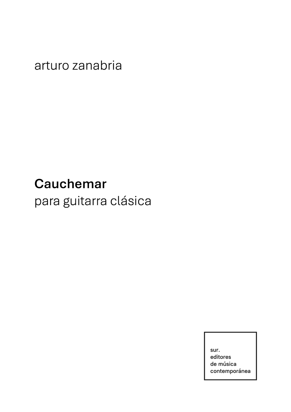 Zanabria: Cauchemar