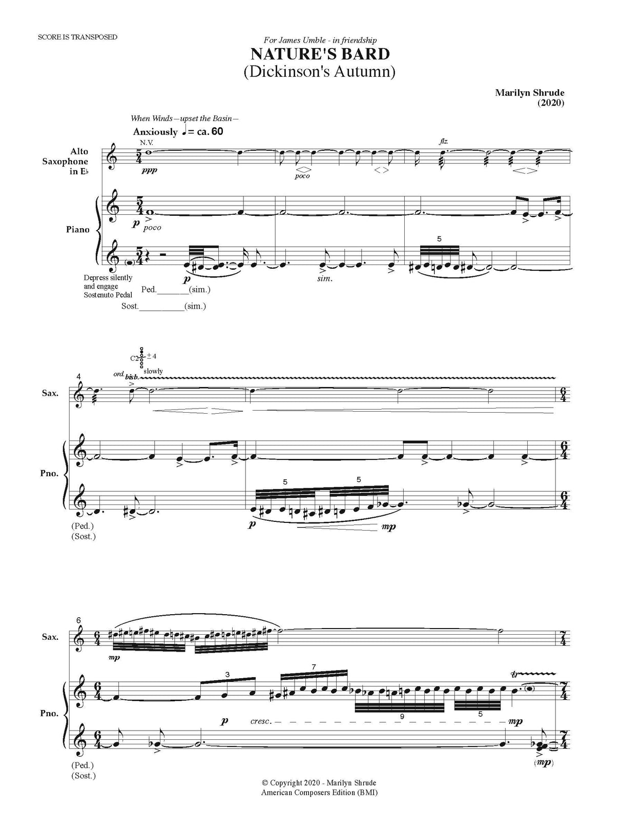 Shrude: Nature's Bard (Dickinson's Autumn)