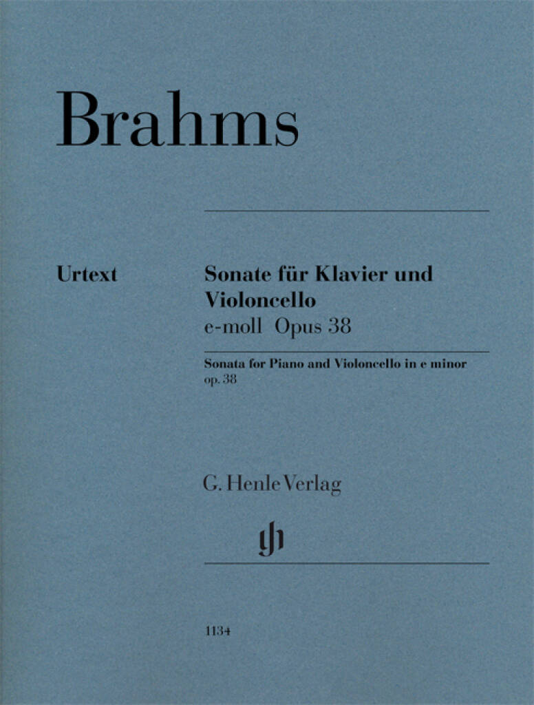 Brahms: Cello Sonata in E Minor, Op. 38