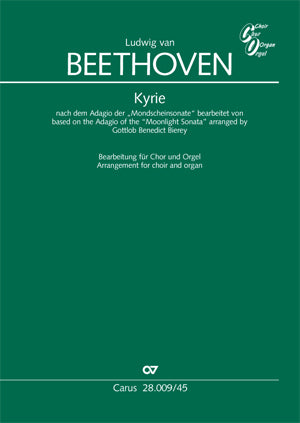 Beethoven-Biery: Kyrie based on the Adagio of the Moonlight Sonata, Op. 27, No. 2 (arr. for choir & organ)