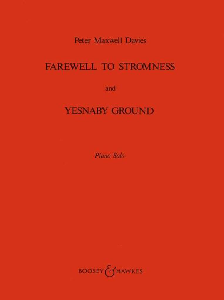 Davies: Farewell to Stromness & Yesnaby Ground