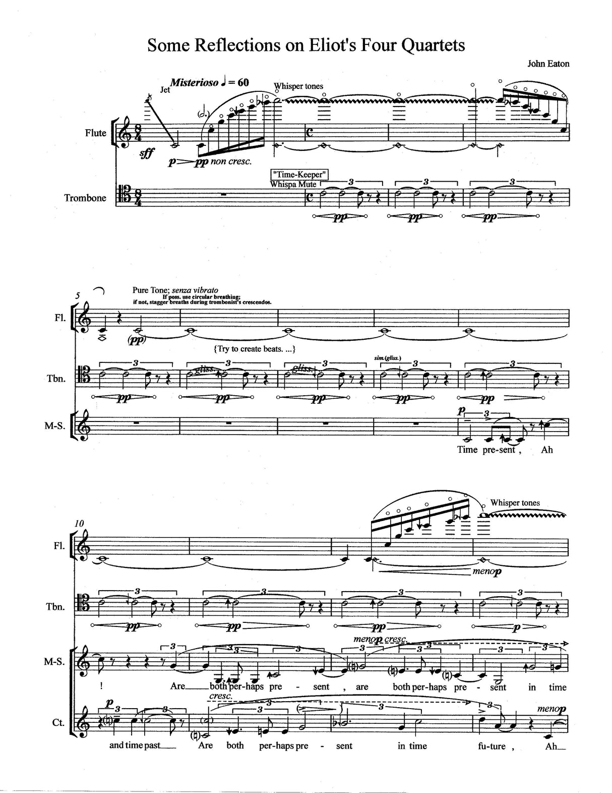 Eaton: Some Reflections