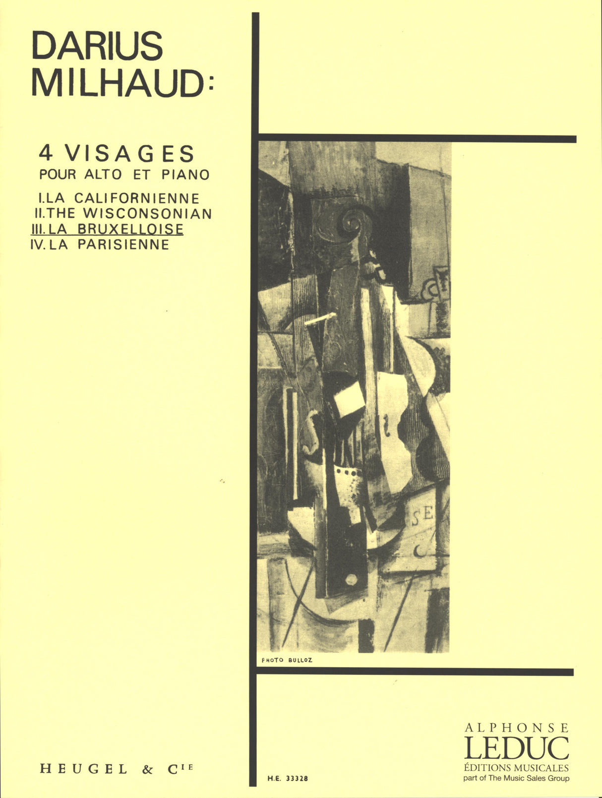 Milhaud: La Bruxelloise, Op. 238, No. 3 (from 4 Visages)