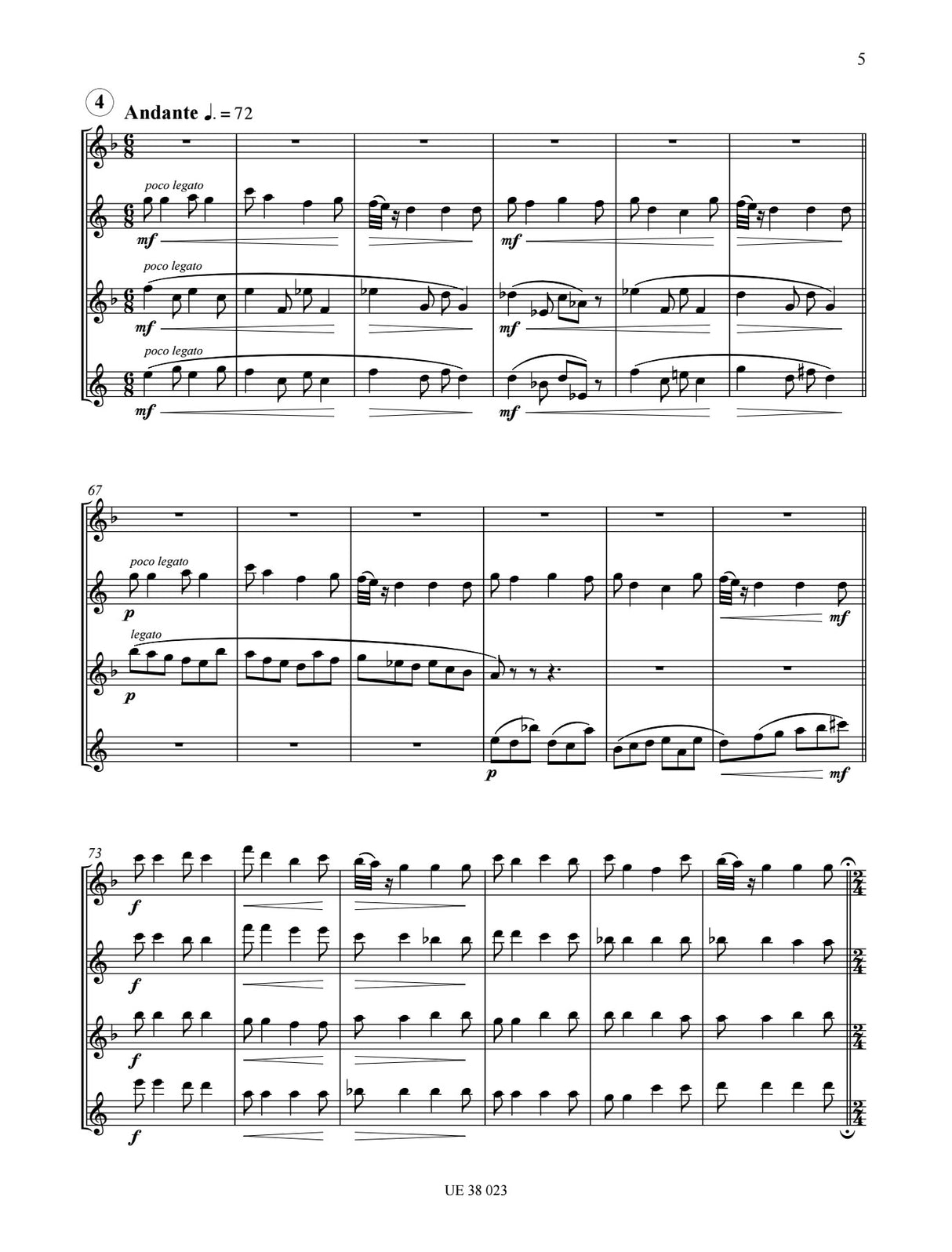 Bartók: Romanian Christmas Carols (arr. for sax quartet)