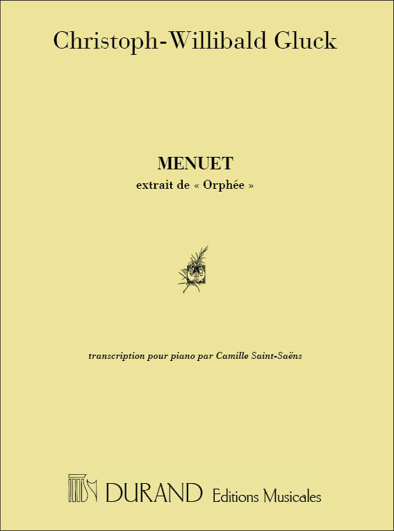 Gluck: Menuet d'Orphée (arr. for piano)