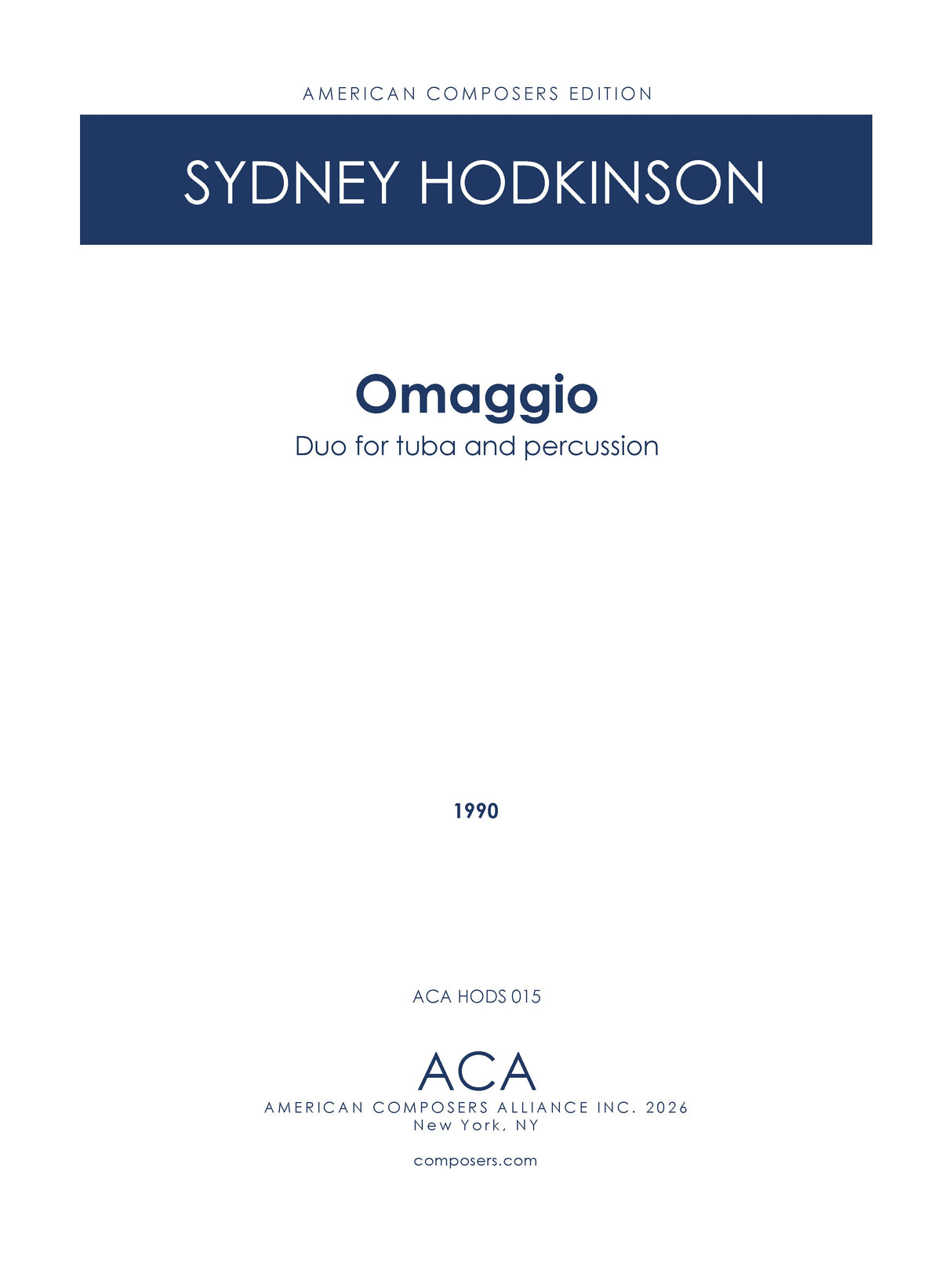 Hodkinson: Omaggio