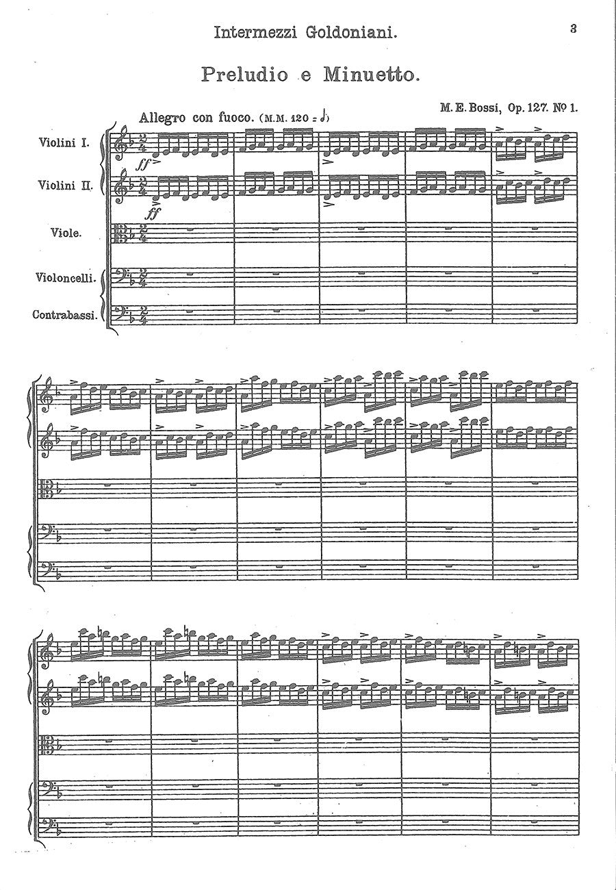 Bossi: Intermezzi Goldoniani, Op. 127