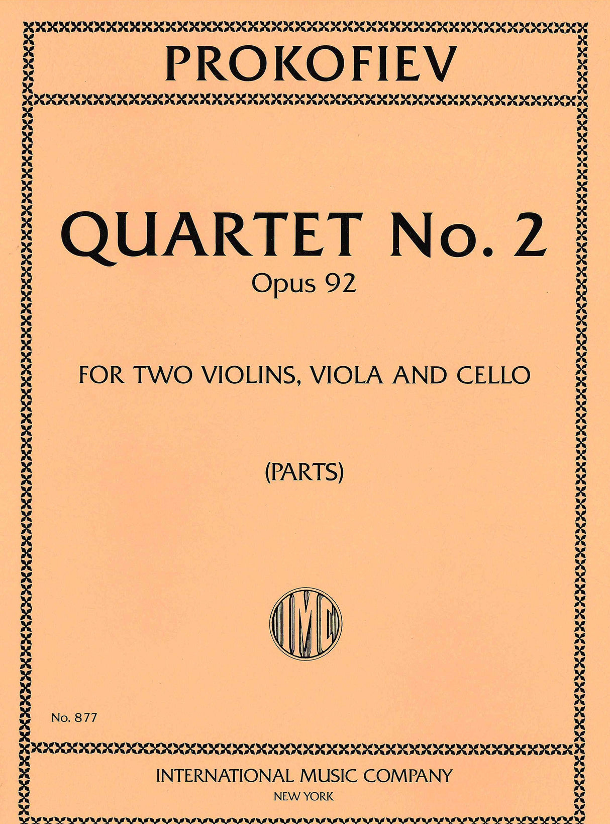 Prokofiev: String Quartet No. 2 in F Major, Op. 92