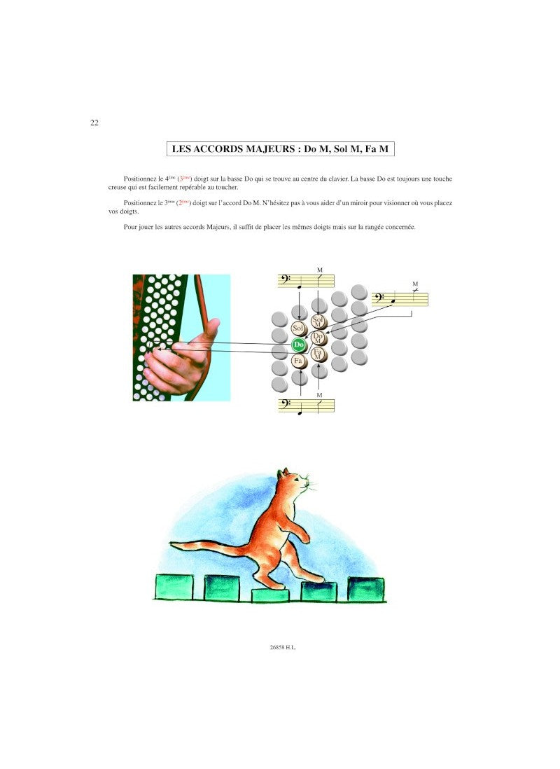 Maugain: Méthode d'accordéon - Volume 1 (Débutants)