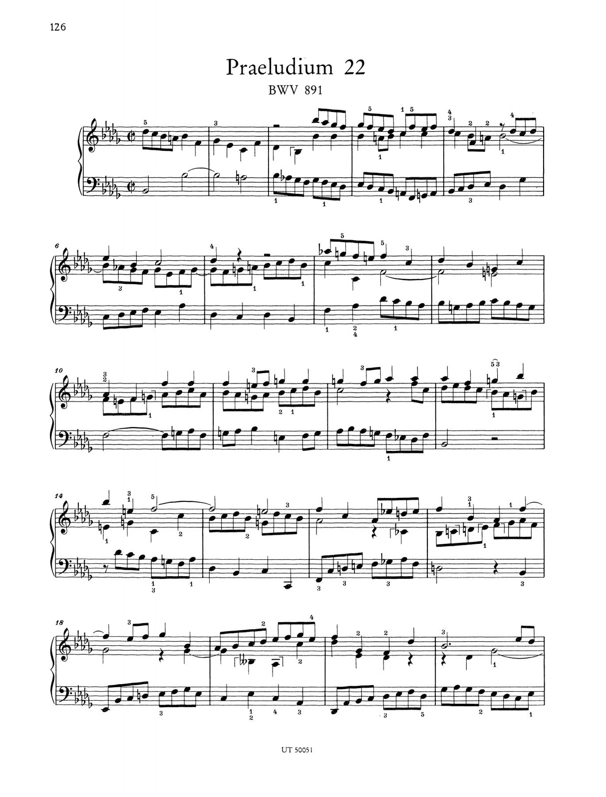 Bach: The Well-Tempered Clavier - Book 2, BWV 870-893