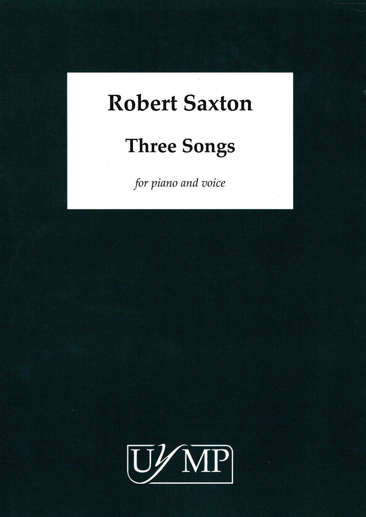 Saxton: 3 Songs