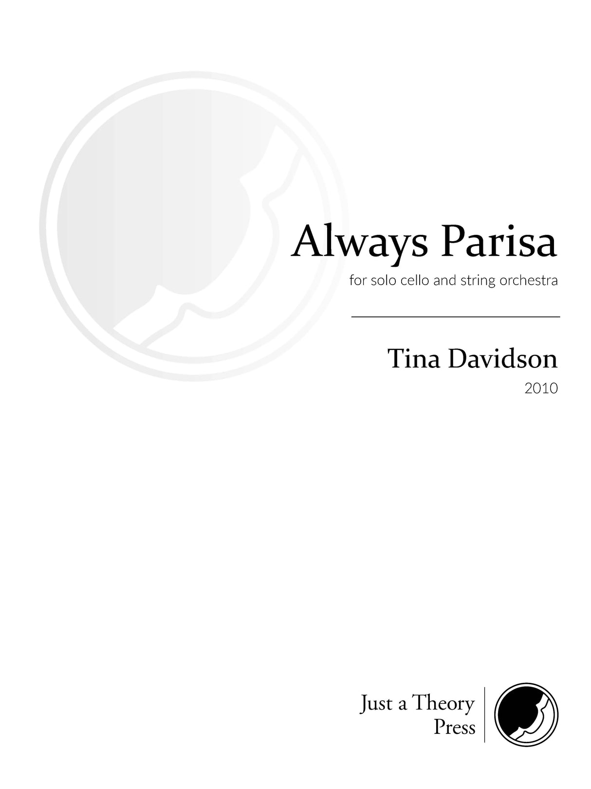 Davidson: Always Parisa
