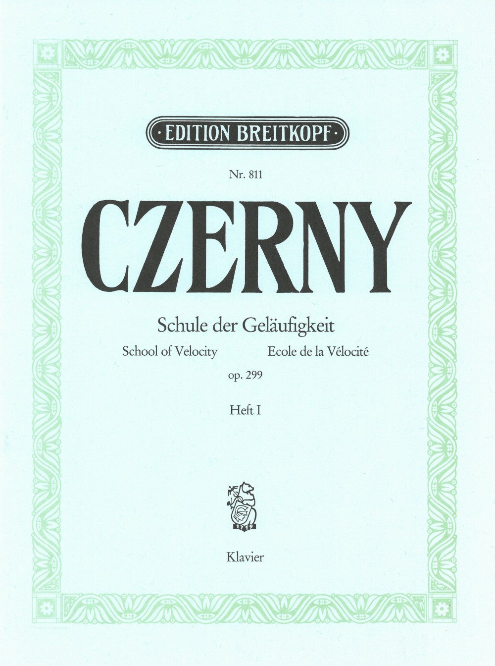 Czerny: School of Velocity, Op. 299 - Volume 1