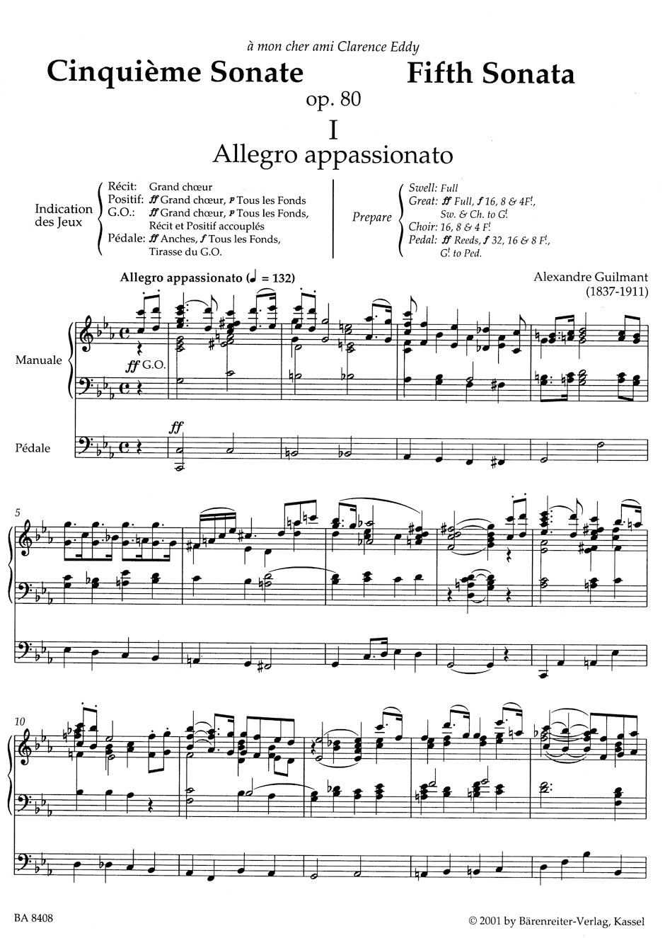 Guilmant: Selected Organ Works - Volumes 1-6