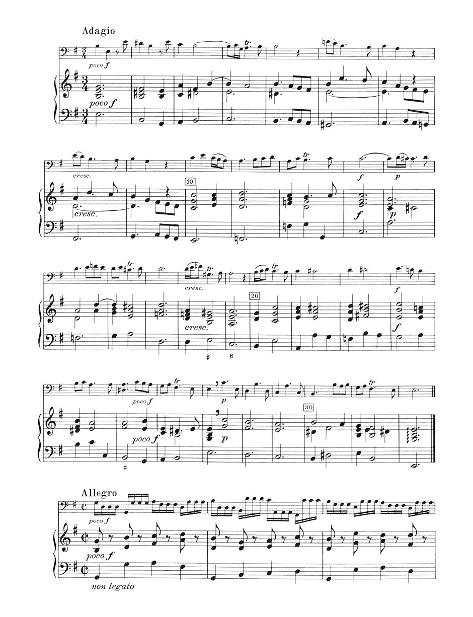 Torelli: Cello Sonata in G Major