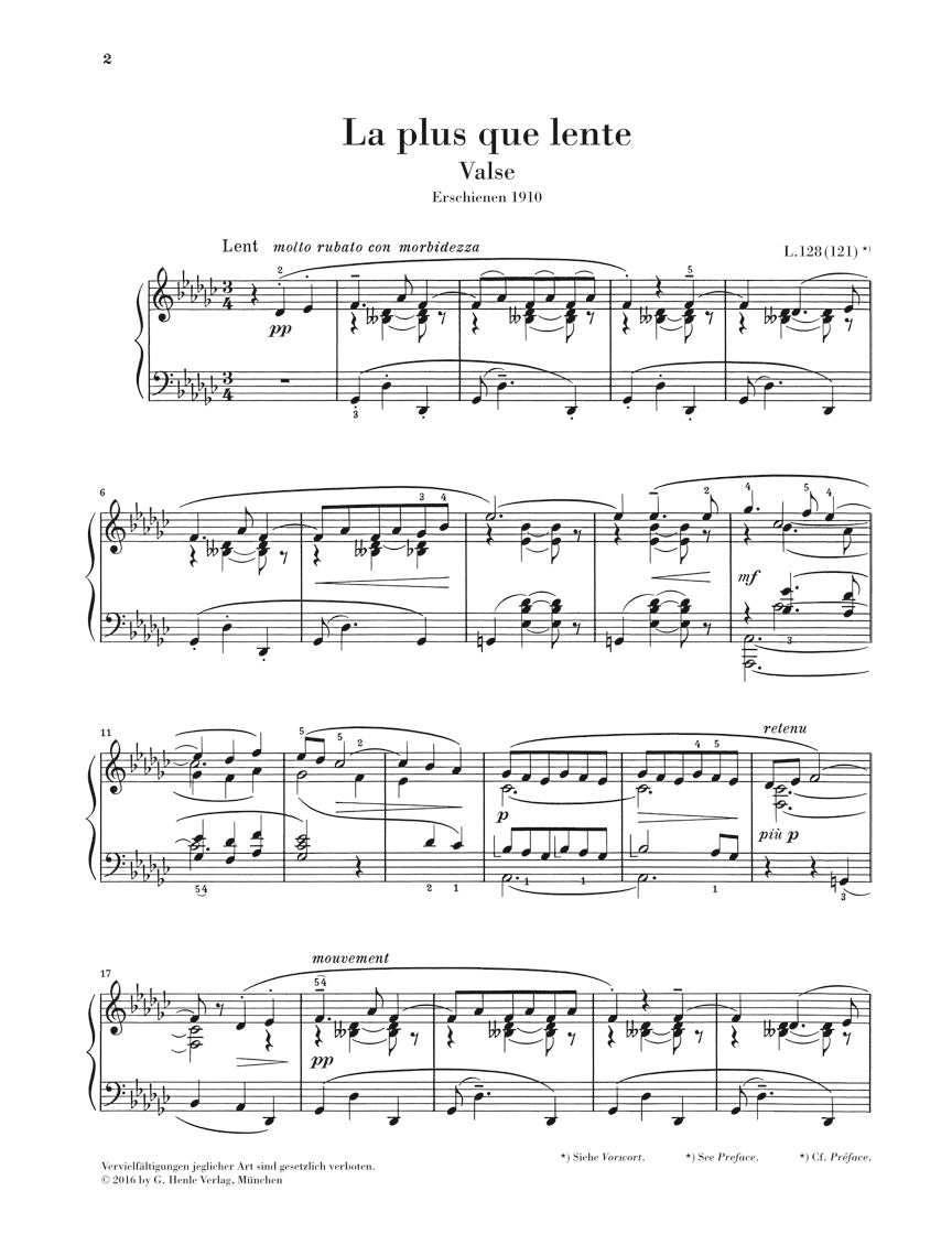 Debussy: La plus que lente