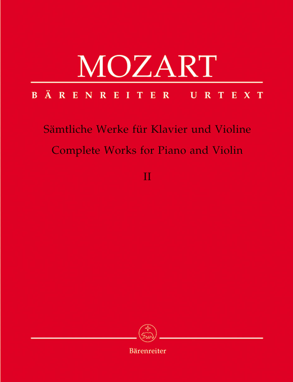 Mozart: Complete Works for Violin and Piano - Volume 2