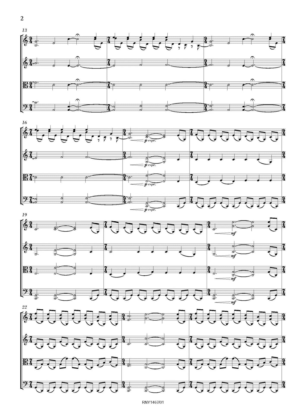 Puts: Home (Version for String Quartet)