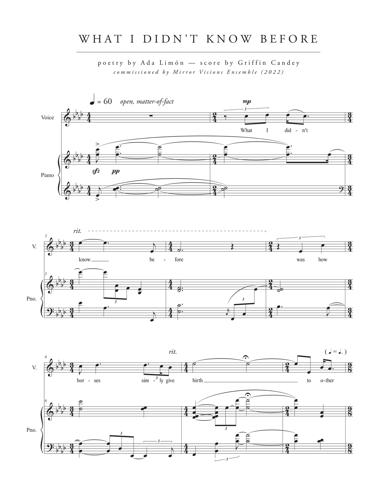 Candey: What I Didn't Know Before